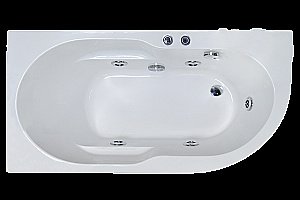 Акриловая ванна Royal Bath Azur Standart RB614203ST 170x80 белая с гидромассажем купить в интернет-магазине Sanbest