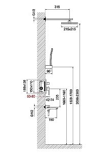 Душевая система Timo Selene SX-3069/00SM (1113) хром купить в интернет-магазине сантехники Sanbest