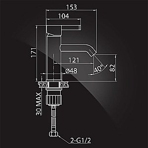 Смеситель для раковины Elghansa CLIQ 1620124 купить в интернет-магазине сантехники Sanbest