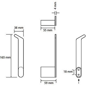 Держатель для туалетной бумаги Bemeta Organic 157112031 хром купить в интернет-магазине сантехники Sanbest