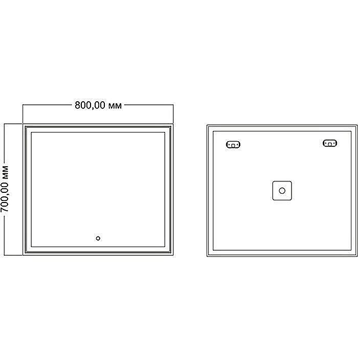 Зеркало Mixline Минио 545275 80 в ванную от интернет-магазине сантехники Sanbest