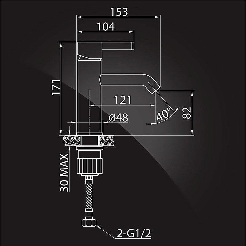 Смеситель для раковины Elghansa CLIQ 1620124 купить в интернет-магазине сантехники Sanbest