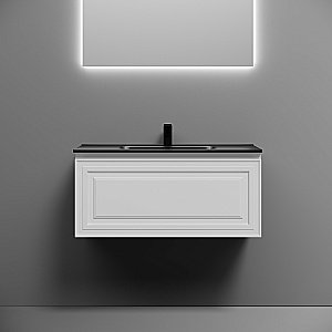 Тумба с раковиной Sancos Very 90 VR90W белая матовая для ванной в интернет-магазине Sanbest