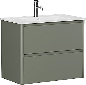 Тумба с раковиной Allen Brau Gravity 80 1.370009.CGM олива матовая для ванной в интернет-магазине Sanbest