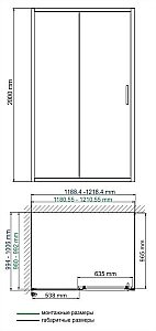 Душевой уголок WasserKRAFT Main 41S10 100x120 купить в интернет-магазине Sanbest