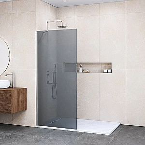 Душевое ограждение RGW Walk In WA-102 100 351010210-31 стекло тонированное/профиль хром купить в интернет-магазине Sanbest