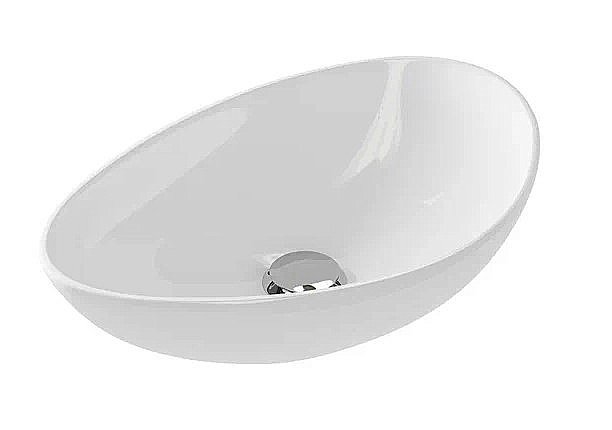 Раковина накладная Cersanit MODUO 57 63571 белая купить в интернет-магазине Sanbest