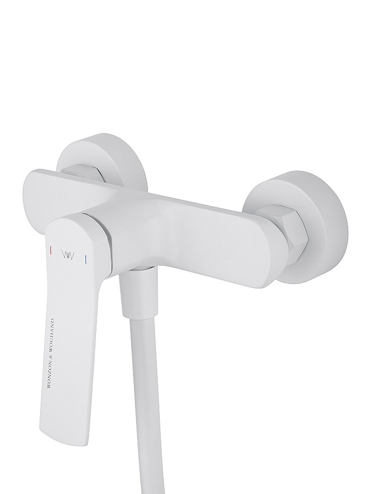 Смеситель для душа WONZON & WOGHAND, Белый матовый (WW-B2585-MW) купить в интернет-магазине сантехники Sanbest