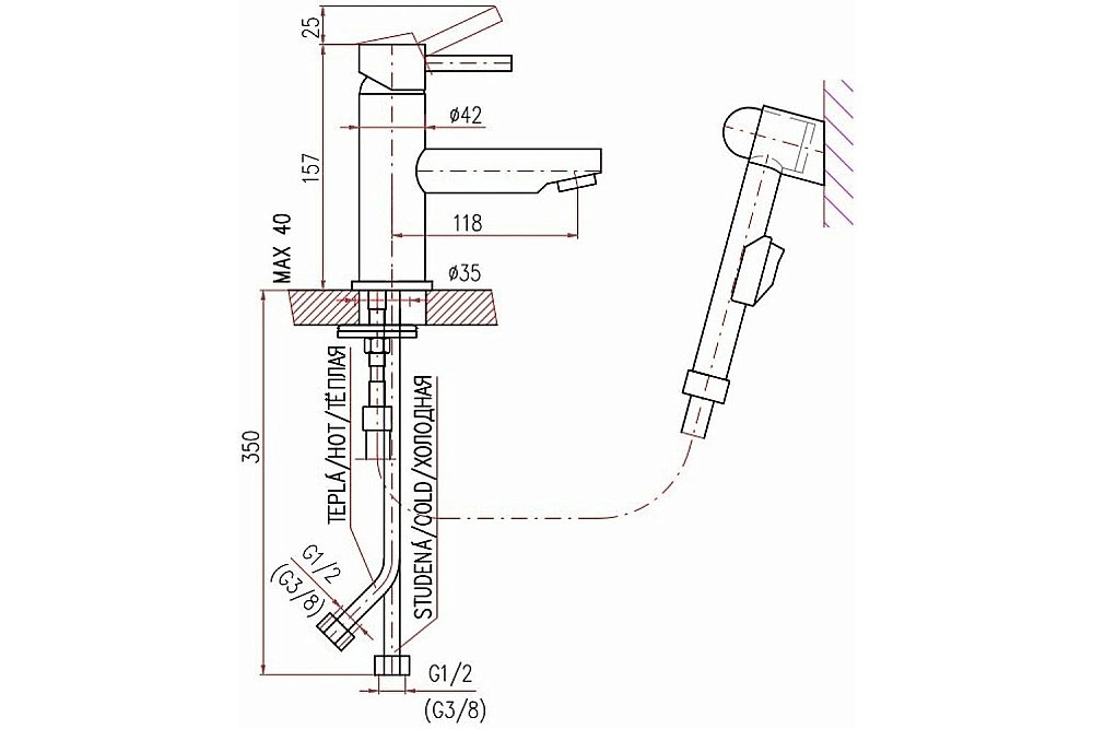 Смеситель для раковины Rav-Slezak SEINA SE946.5 хром купить в интернет-магазине сантехники Sanbest
