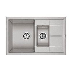 Мойка кухонная Paulmark Feste PM237850-GR Серая купить в интернет-магазине сантехники Sanbest