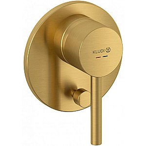 Душевая система Kludi Bozz 38736N076 золото брашированное купить в интернет-магазине сантехники Sanbest