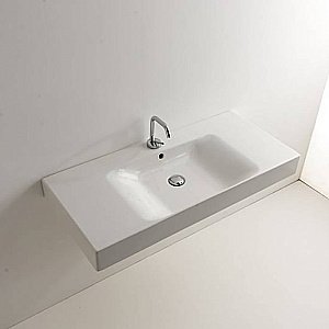 Раковина Kerasan Cento 100 355001*1 белая купить в интернет-магазине Sanbest