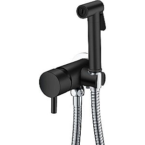 Гигиенический душ Boheme Uno 467-BCR черный/хром купить в интернет-магазине сантехники Sanbest