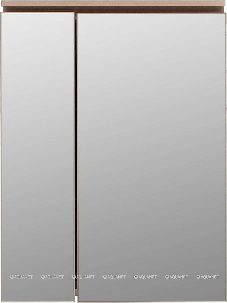 Зеркальный шкаф De Aqua Алюминиум 261764 60 медь купить в интернет-магазине сантехники Sanbest