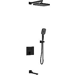 Душевая система Vincea VSFW-4311MB черная матовая купить в интернет-магазине сантехники Sanbest