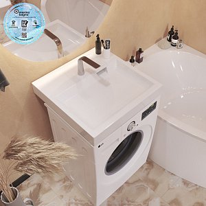 Раковина Marmo Bagno Дельта MB-DL60-60 купить в интернет-магазине Sanbest