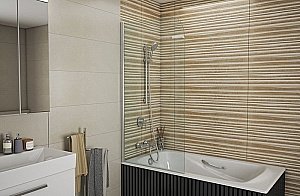 Шторка для ванны Bravat ALFA BG070.5110A-1 70x150 купить в интернет-магазине Sanbest