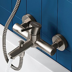 Смеситель для ванны Dorff Logic D3010000SS сталь купить в интернет-магазине сантехники Sanbest