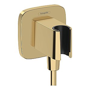 Подключение для шланга Hansgrohe FixFit Q 26887990 полированное золото купить в интернет-магазине сантехники Sanbest