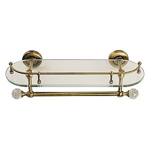 Полка Migliore Amerida ML.AMR-60.429.BR бронза/Swarovski купить в интернет-магазине сантехники Sanbest
