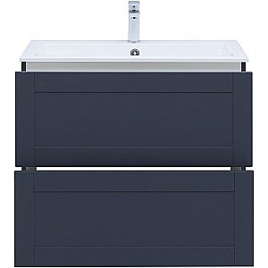 Тумба с раковиной Aquanet Терра 80 313245 маренго для ванной в интернет-магазине Sanbest