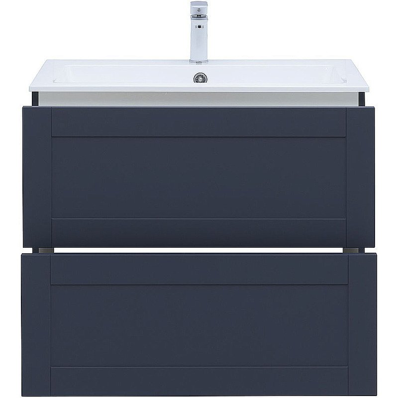 Тумба с раковиной Aquanet Терра 80 313245 маренго для ванной в интернет-магазине Sanbest