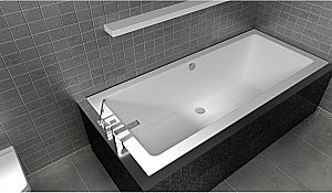 Акриловая ванна Riho Lugo 180x80 B133001005 белая купить в интернет-магазине Sanbest