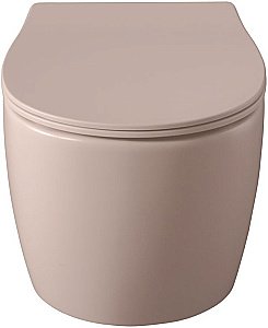 Унитаз Allen Brau Fantasy 4.11004.SM безободковый, розовый купить в интернет-магазине Sanbest