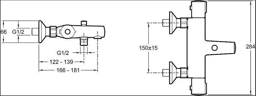 Смеситель для ванны и душа Jacob Delafon JULY E45714-CP купить в интернет-магазине сантехники Sanbest