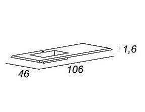 Тумба с раковиной Cezares BELLAGIO 100 Bianco Opaco для ванной в интернет-магазине Sanbest