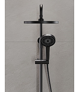 Душевая система Agger Sweet A2793344 черный матовый купить в интернет-магазине сантехники Sanbest