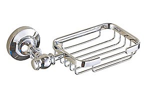 Мыльница CeramaLux Bianco 52005 хром купить в интернет-магазине сантехники Sanbest