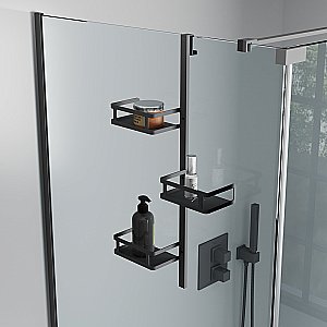 Полка Veconi Moderno MD-B-C9 черная матовая купить в интернет-магазине сантехники Sanbest