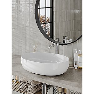 Раковина накладная Orange 52 B05-520W белая купить в интернет-магазине Sanbest