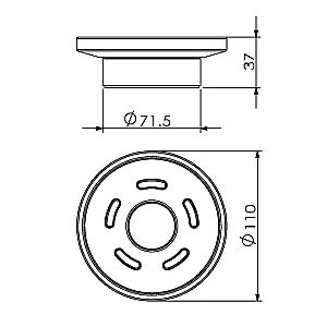 Мыльница Langberger Lugano 23017C купить в интернет-магазине сантехники Sanbest