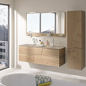 Тумба с раковиной Jacob Delafon Sherwood 120 дуб натуральный для ванной в интернет-магазине Sanbest