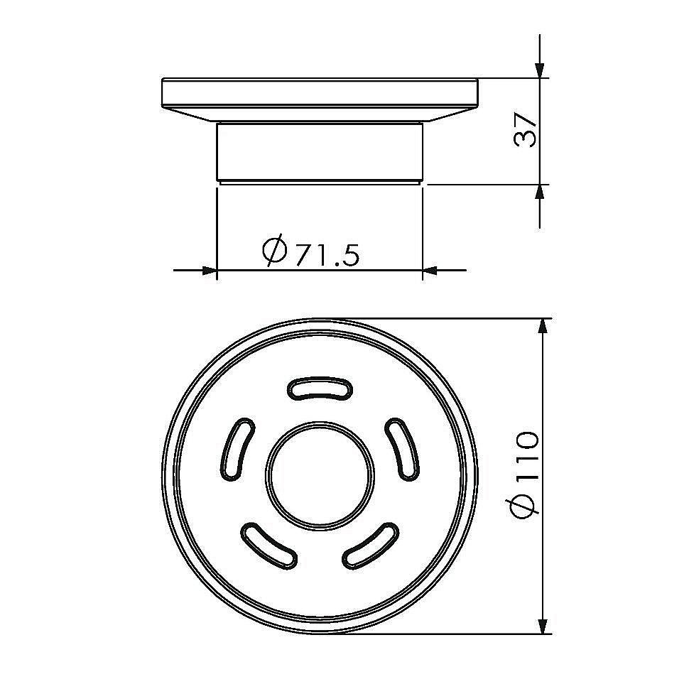 Мыльница Langberger Lugano 23017C купить в интернет-магазине сантехники Sanbest