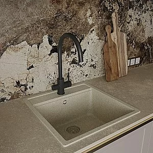Смеситель для кухни Oliveeka KS OL-458022-MB черный матовый купить в интернет-магазине сантехники Sanbest