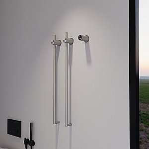 Полотенцесушитель электрический ABBER Charme AH4002BST сталь брашированная купить в интернет-магазине сантехники Sanbest