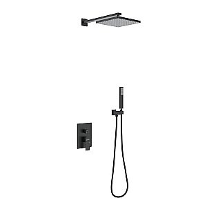 Душевая система Berges NARDIS 2S 71002 черная матовая купить в интернет-магазине сантехники Sanbest