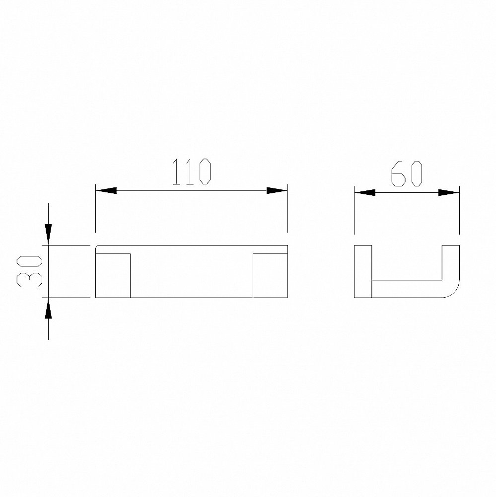 Крючок двойной Abber WESTEN AA1750 хром купить в интернет-магазине сантехники Sanbest