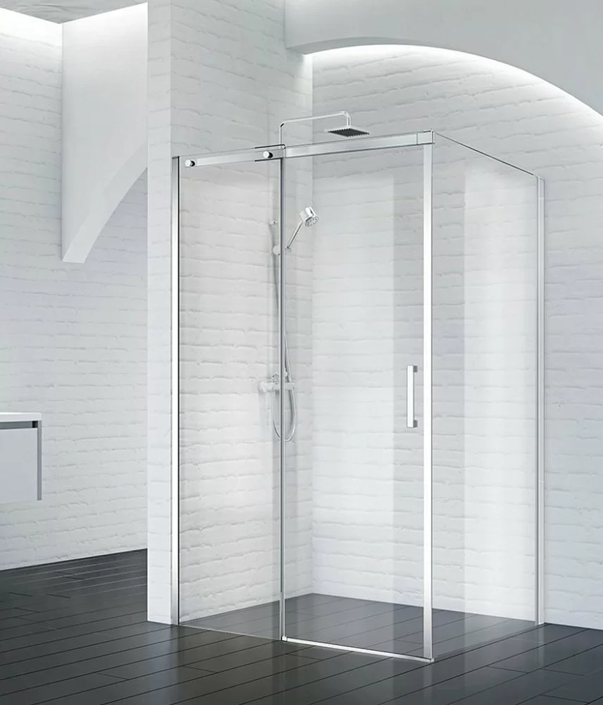 Душевой уголок BelBagno ACQUA AH-1 150x80 прозрачный/хром купить в интернет-магазине Sanbest