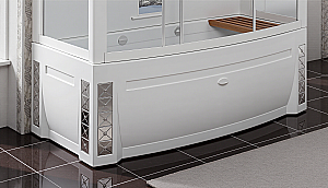 Душевой поддон Радомир Элис 168х85 белый купить в интернет-магазине Sanbest