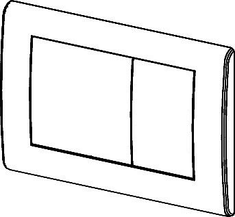 Кнопка для инсталляции TECE Planus 9240321 хром купить в интернет-магазине сантехники Sanbest