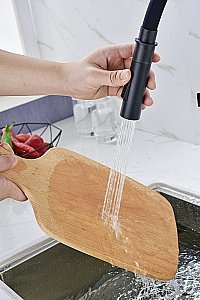 Смеситель для кухни Paulmark Halt Ha214021-AN антрацит купить в интернет-магазине сантехники Sanbest