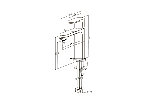 Смеситель для раковины Aquatek Альфа AQ1910MB черный матовый купить в интернет-магазине сантехники Sanbest