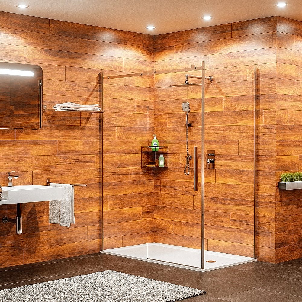 Душевой уголок WasserKRAFT Alme 15R33 90x130 купить в интернет-магазине Sanbest