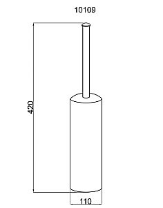 Ершик Boheme Palazzo Bianco 10109 купить в интернет-магазине сантехники Sanbest