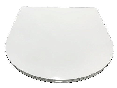 Унитаз подвесной CeramaLux 2197MW белый матовый, безободковый, с крышкой микролифт купить в интернет-магазине Sanbest