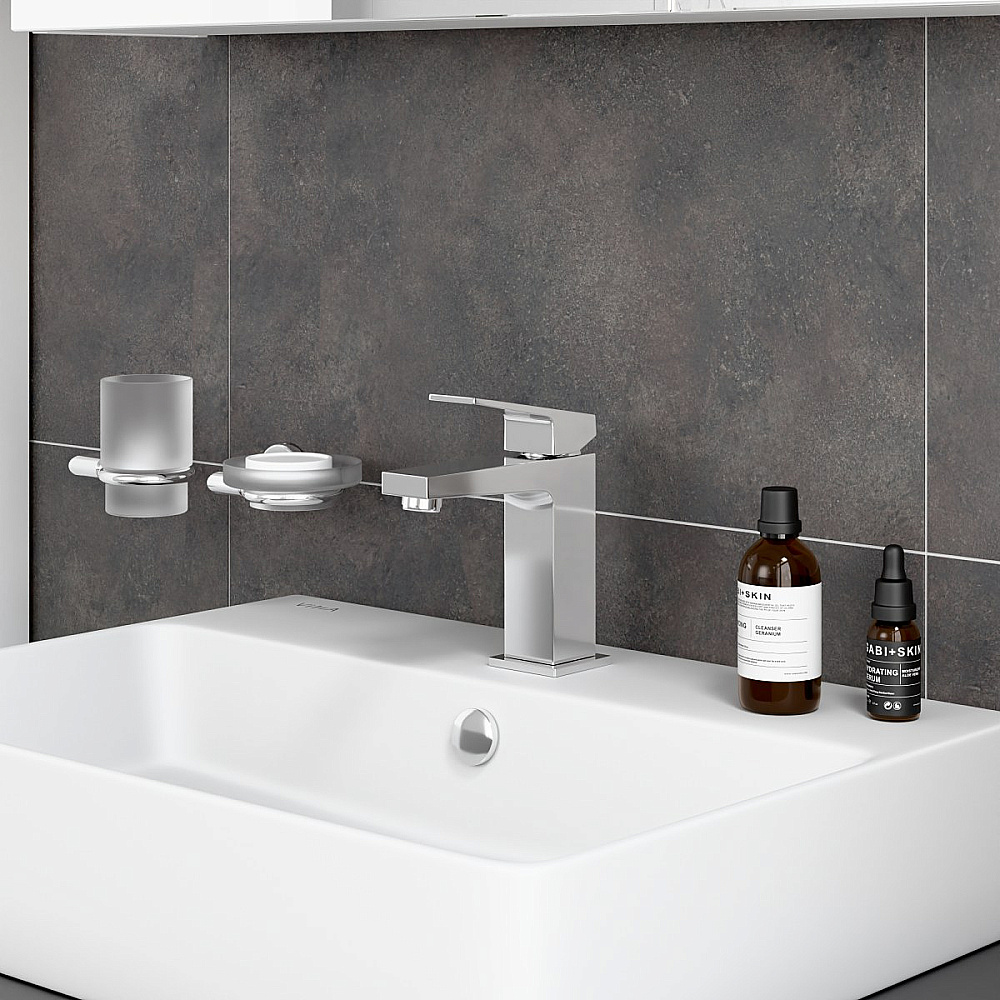 Смеситель для раковины VitrA Minimax Square A43720EXP хром купить в интернет-магазине сантехники Sanbest